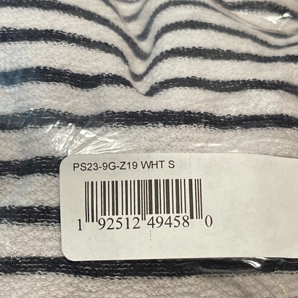 Sundry Striped Size Small Cropped Hoodie, Black & White - NWT - Picture 5 of 7